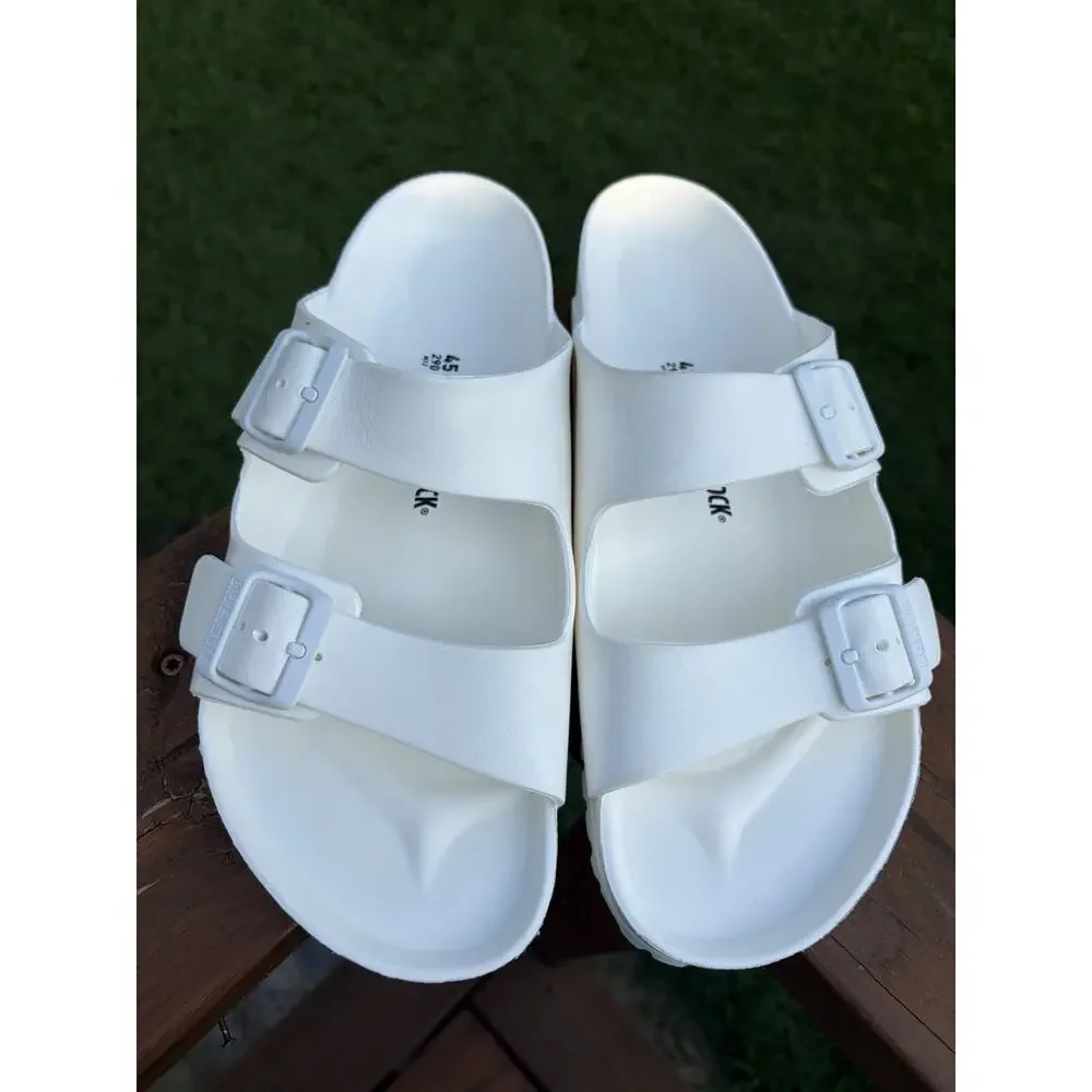 Birkenstock Arizona EVA White Slide Sandals Men US 12 EU 45 Regular